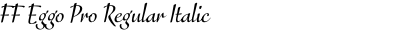 FF Eggo Pro Regular Italic